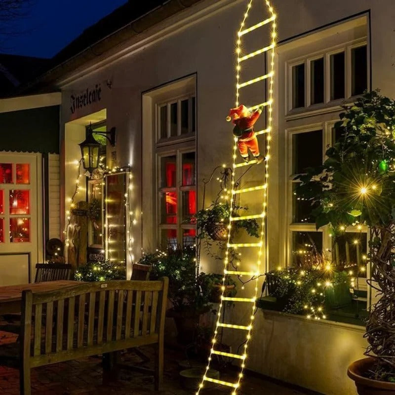 Climbing Santa LED Decoration