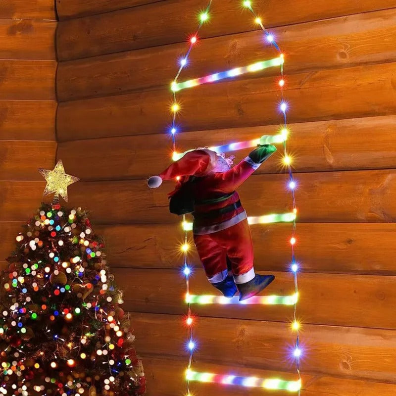 Climbing Santa LED Decoration