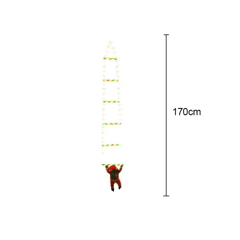 Climbing Santa LED Decoration